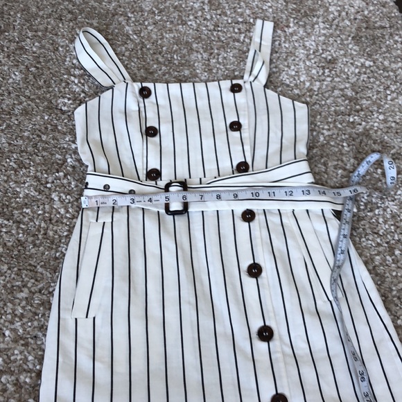 NWT Forever 21 Striped Button Up Midi Dress Sz S - Picture 9 of 13